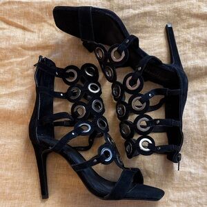 Jeffrey Campbell strappy cage heels